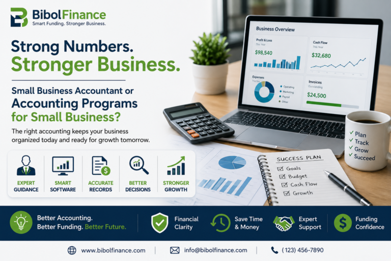 Small Business Accountant or Accounting Programs for Small Business: What Does Your Business Really Need?